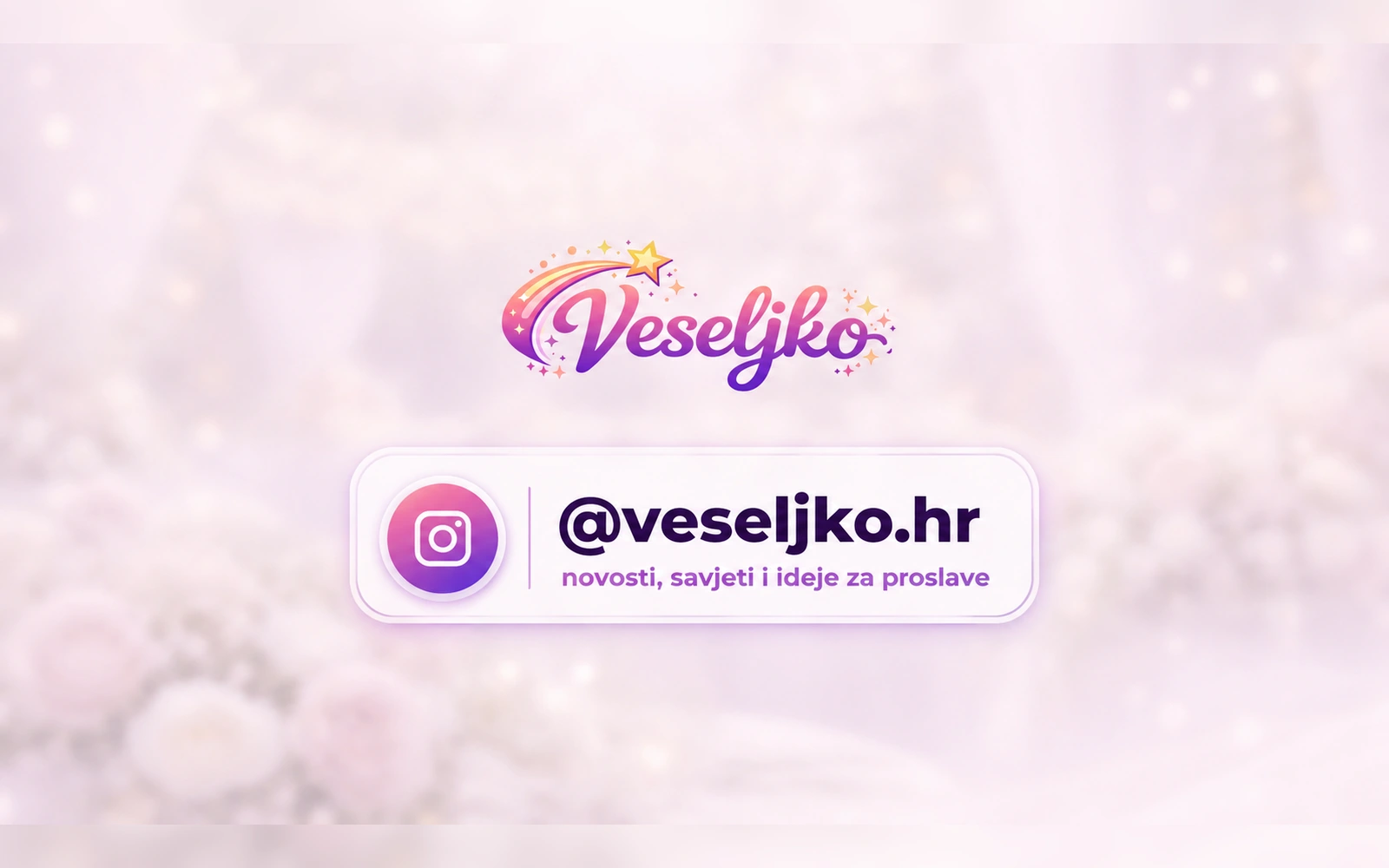 Veseljko Instagram objave s fotografijama proslava i QR galerijama