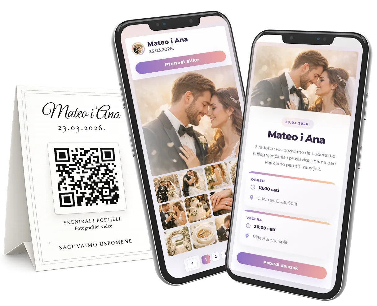Primjer Veseljko QR galerije i digitalnih uspomena